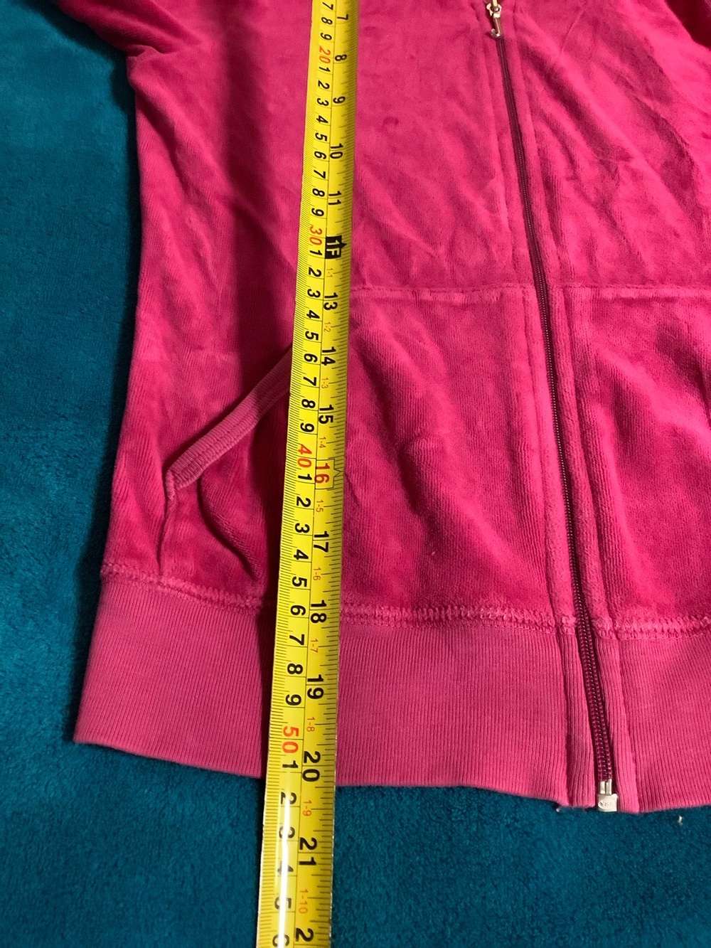 Juicy Couture Y2K Velour Zip-Up Hoodie PXS & Flare Pants PS 30 x 32 - Picture 4 of 14